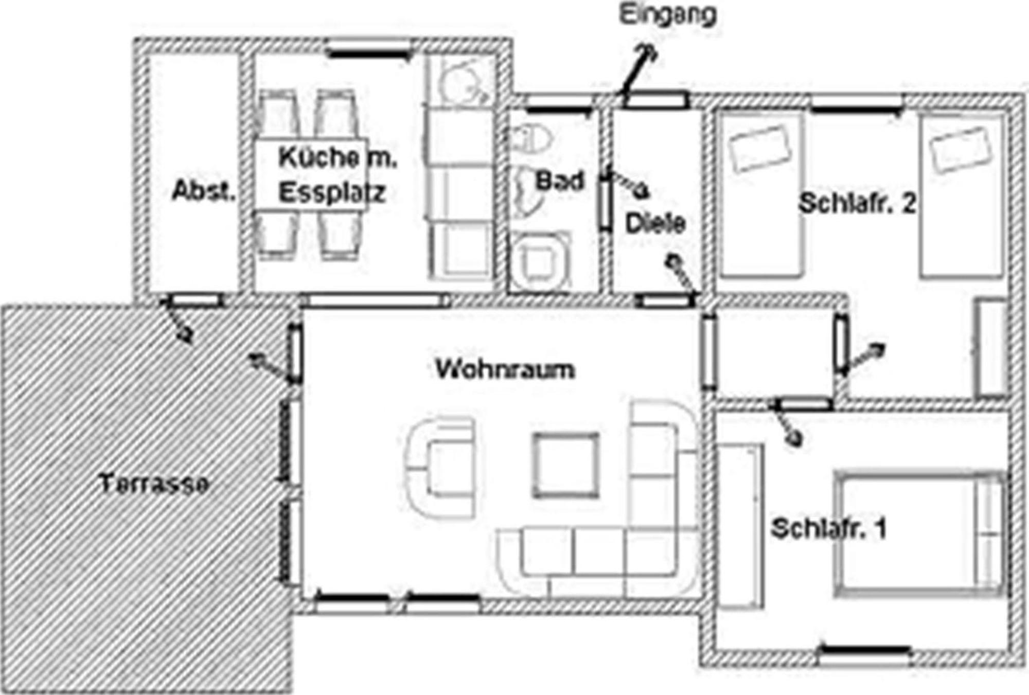 Bungalow M 43 In Burhave Zewnętrze zdjęcie